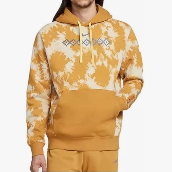 Nike Other - Nike sportswear Men Fleece Pullover Hoodie Size XXL Wheat NWT